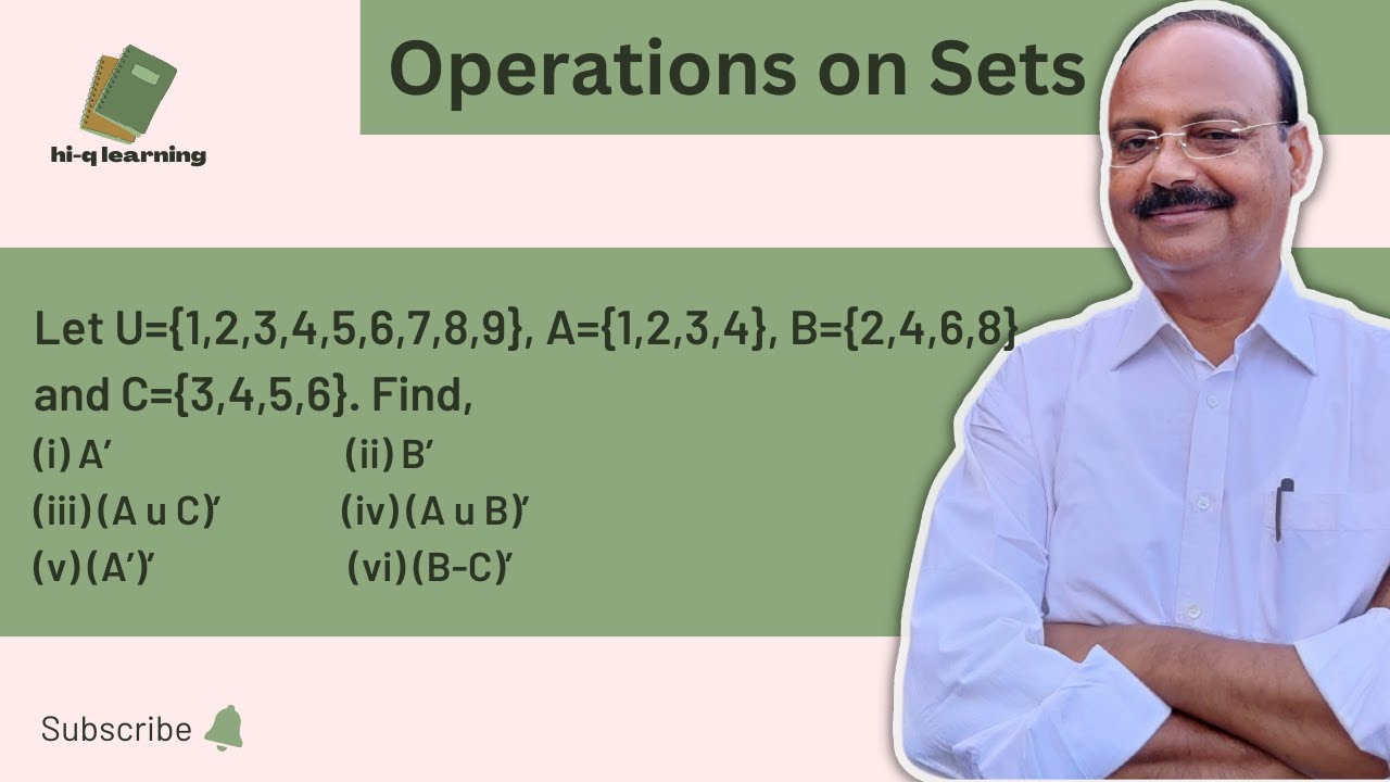 Let U={1,2,3,4,5,6,7,8,9}, A={1,2,3,4}, B={2,4,6,8} and C={3,4,5,6}. Find | A’ |  B’ | (A u C)'