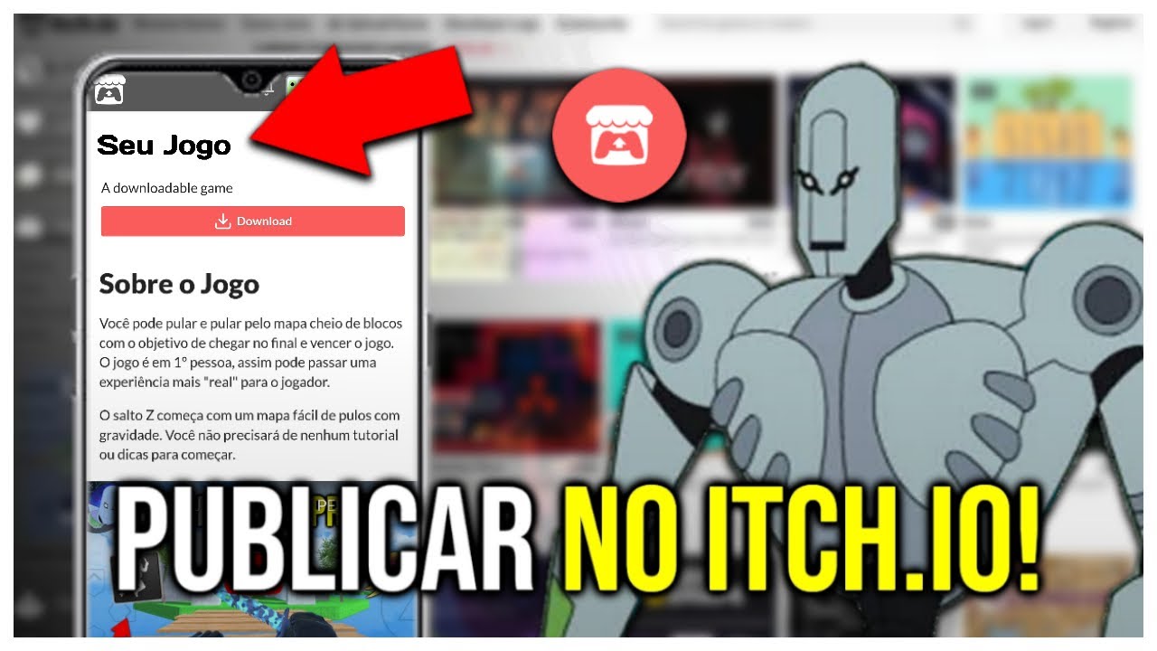 COMO PUBLICAR UM JOGO NO ITCH.IO - 2024