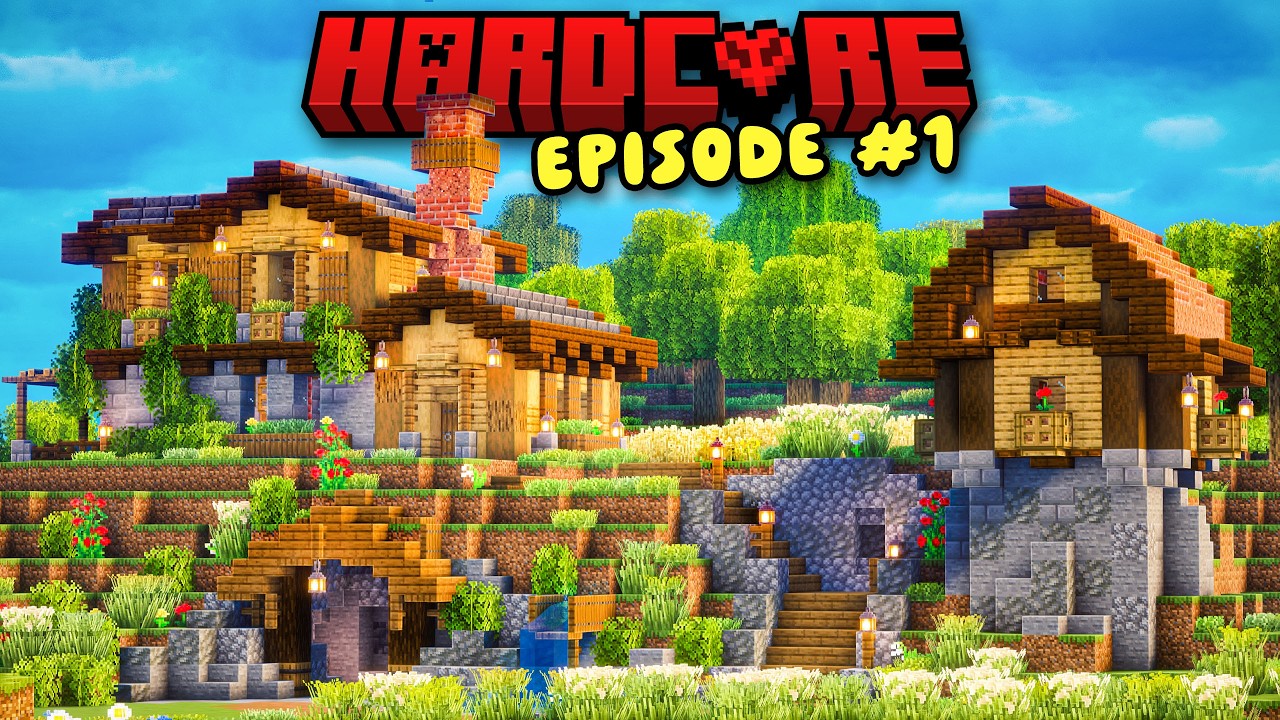 Мое идеальное начало в Minecraft Hardcore