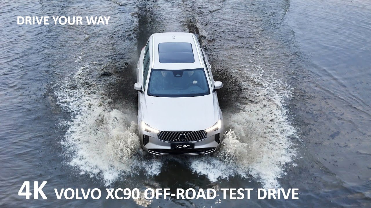 NEW VOLVO XC90 OFF ROAD TEST DRIVE // XC90 PHEV RECHARGE