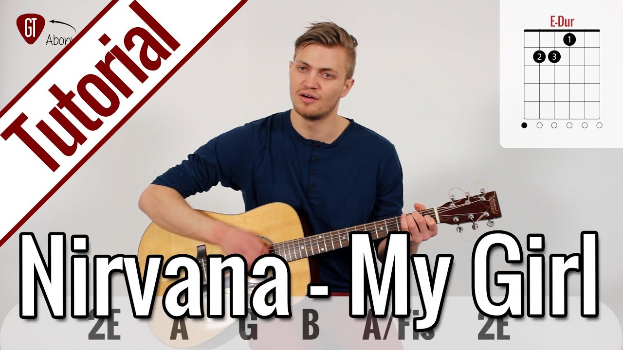 Nirvana - Where Did You Sleep Last Night? (My Girl) | Gitarren Tutorial Deutsch