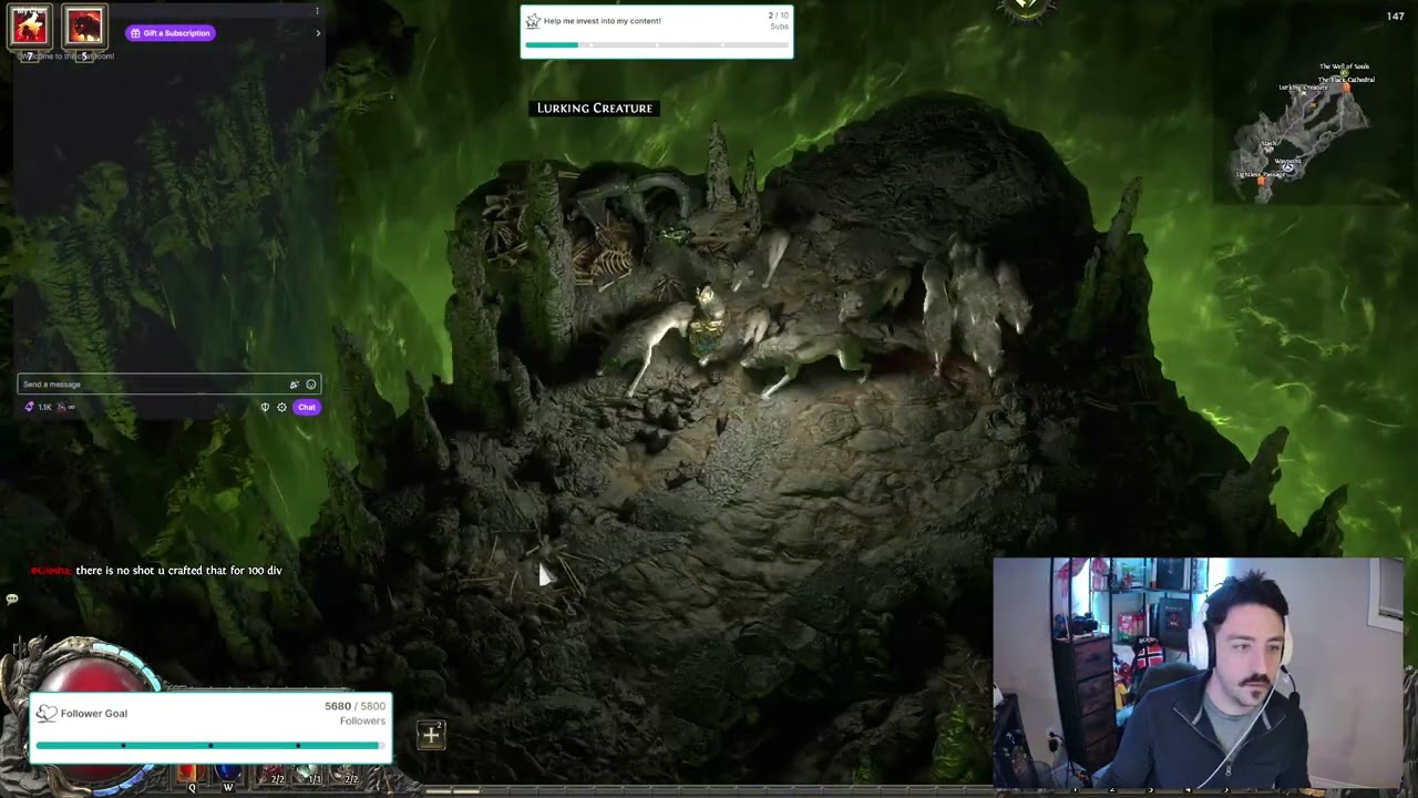 (TESTING!!) POE2  Druid almost done the STORY! !!!!!! Lets goo   Push to 10 SUBS (Part 7/17)