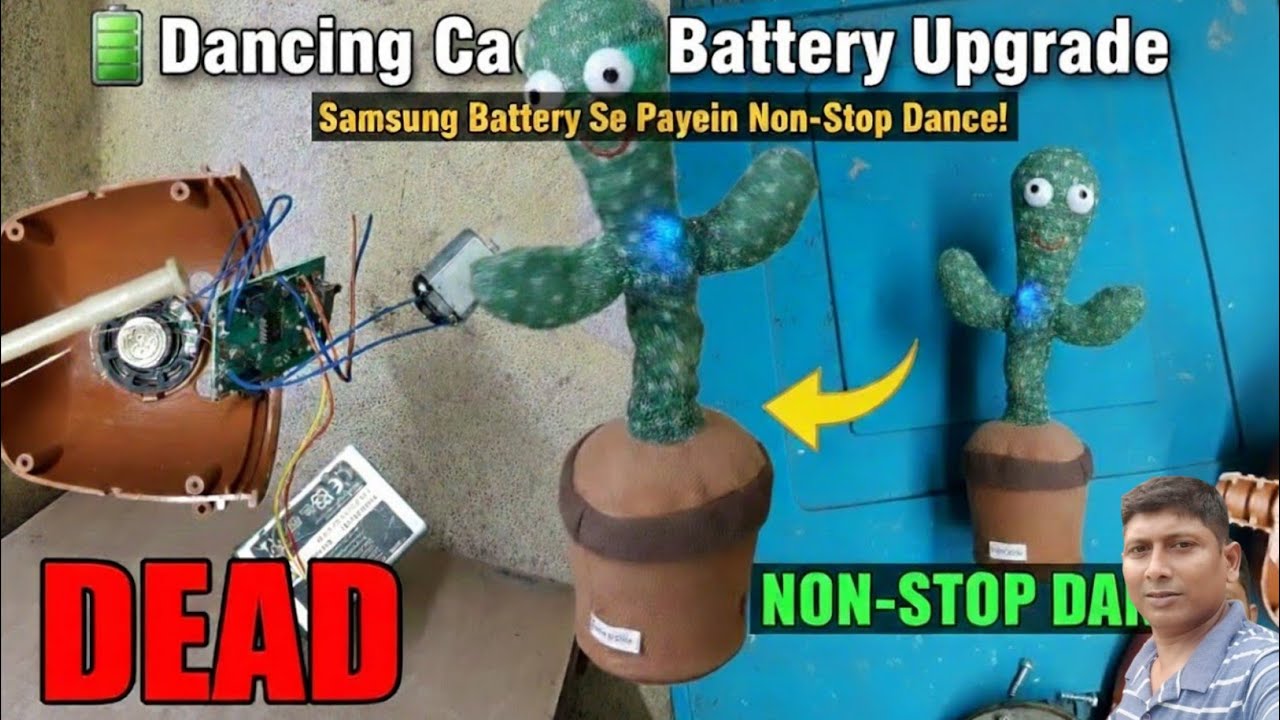 Dancing Cactus Battery Upgrade: Samsung Battery Se Payein Non-Stop Dance!