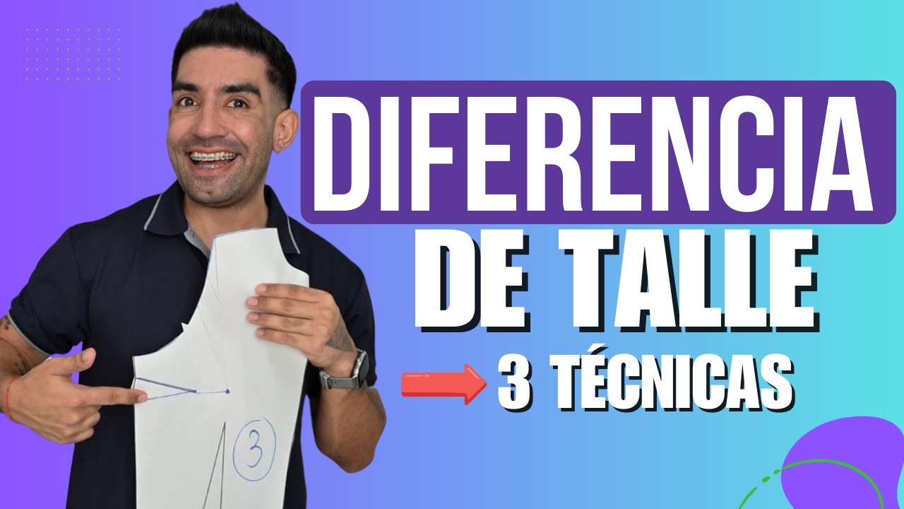 Diferencia de talles - Las 3 MEJORES técnicas para bustos grandes- Método GDS