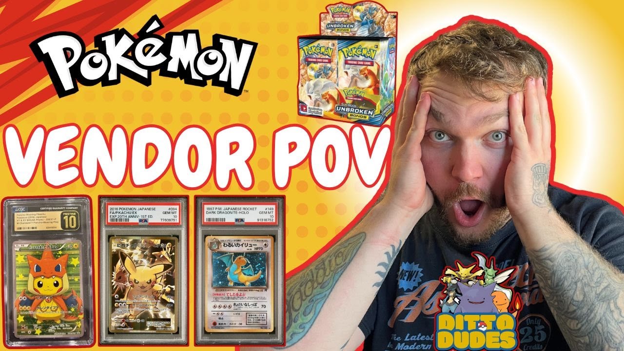 Pokemon Vendor POV | RARE Pikachu Promo! | PRISTINE PONCHO | Woodbridge Card Show