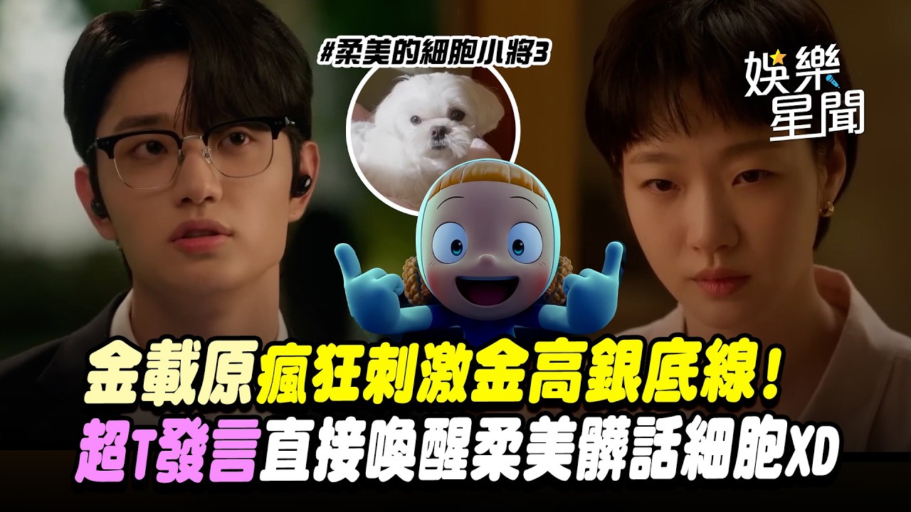 【柔美的細胞小將3】金載原瘋狂刺激金高銀底線！一句「馬爾濟斯會吃屎」超T發言直接喚醒柔美髒話細胞XD｜三立娛樂星聞