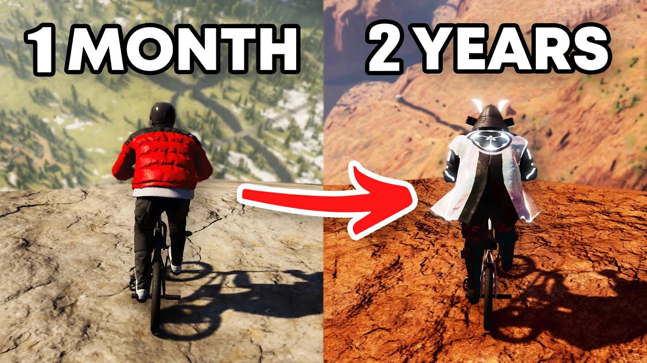 MY EVOLUTION Playing RIDERS REPUBLIC for 1 Day | 1 Month | 6 Months | 1 Year | 2 Years