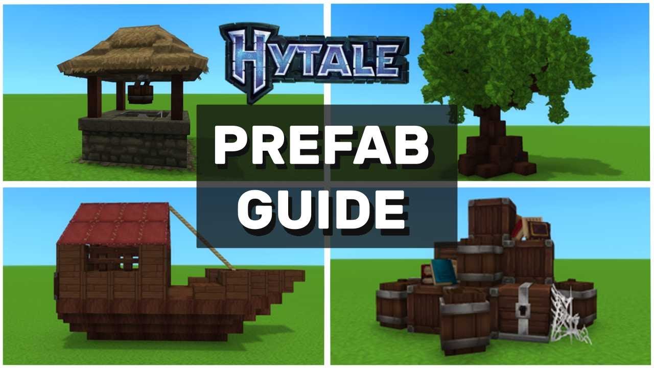 5 Easy Hytale Prefab Ideas for your Creative World - Hytale Early Prefab Guide