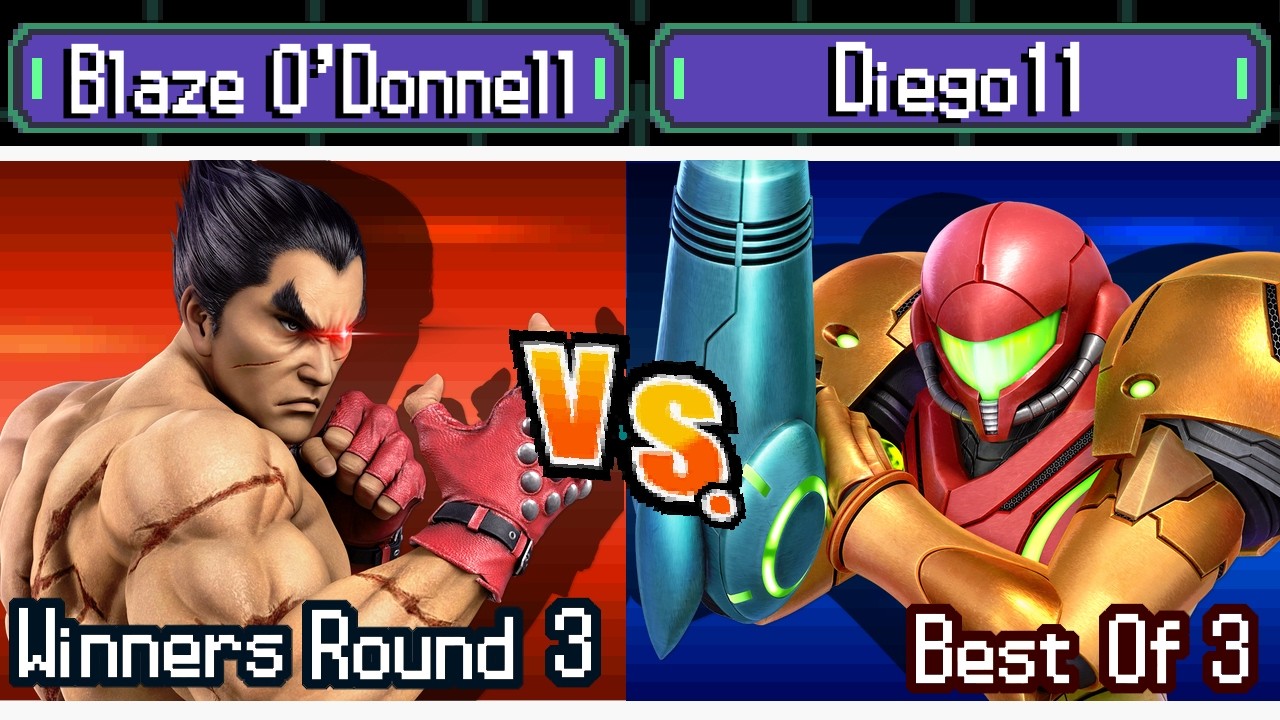 TurboBlaze - Blaze O'Donnell(Kazuya) vs Diego11(Samus) - Winners Round 3