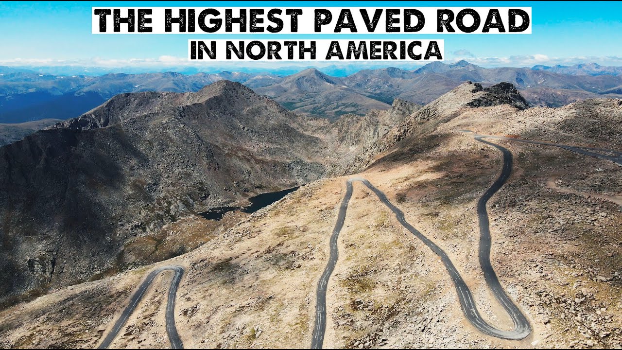 Cycling Up The Highest Paved Road in North America-Mt Blue Sky (Evans)