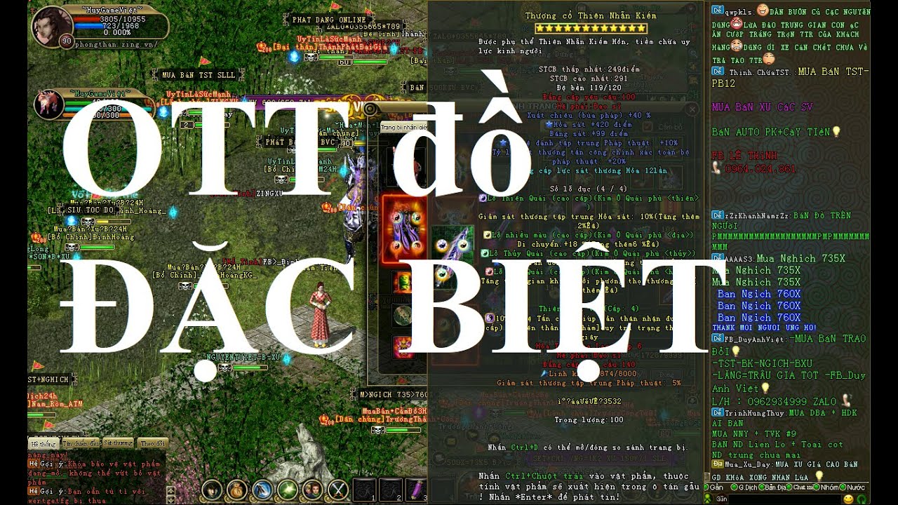 [GameViệt] - OTT mấy món ĐỒ ĐẶC BIỆT tí hi