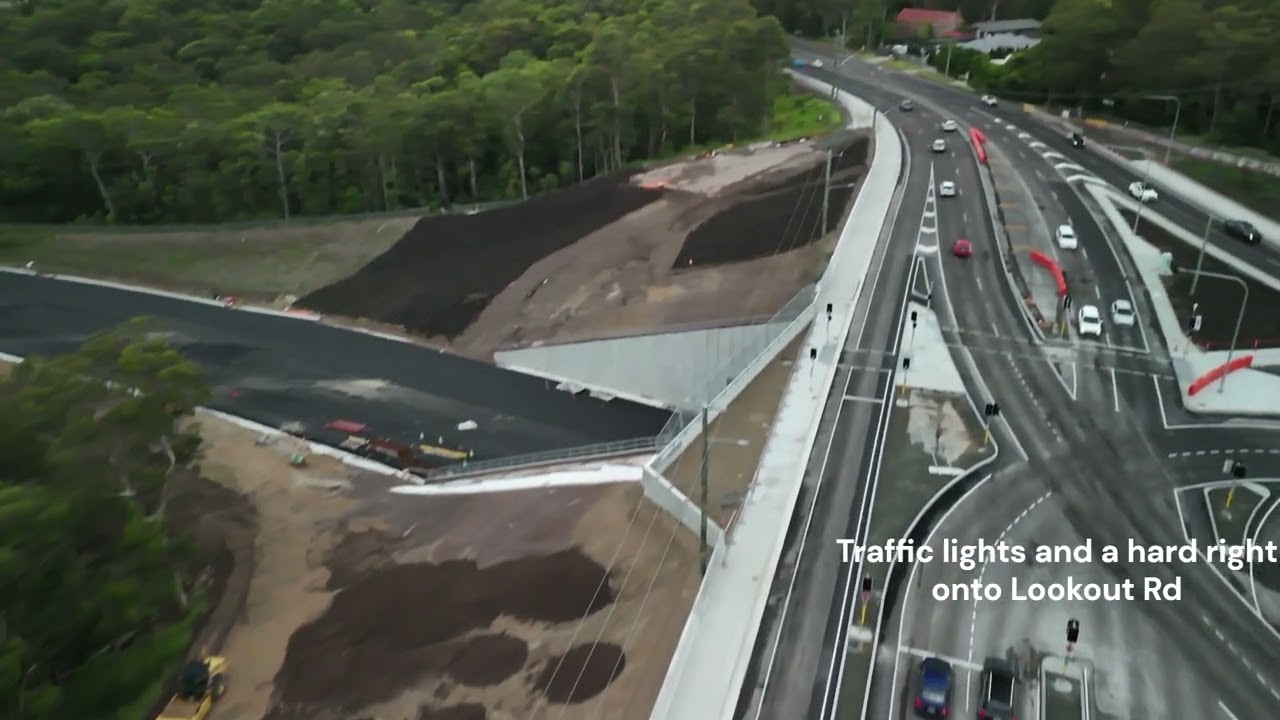 Newcastle Inner City ByPass Key Intersections. McCaffrey Drive, Lookout Road and Jesmond Interchange