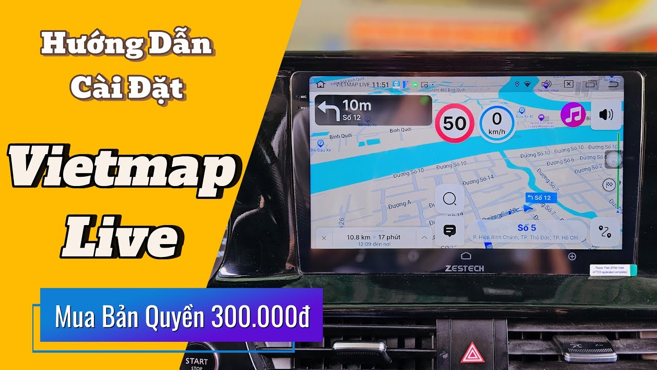 Vietmap Live | Hướng Dẫn C&agrave;i Đặt V&agrave; K&iacute;ch Hoạt Sử Dụng