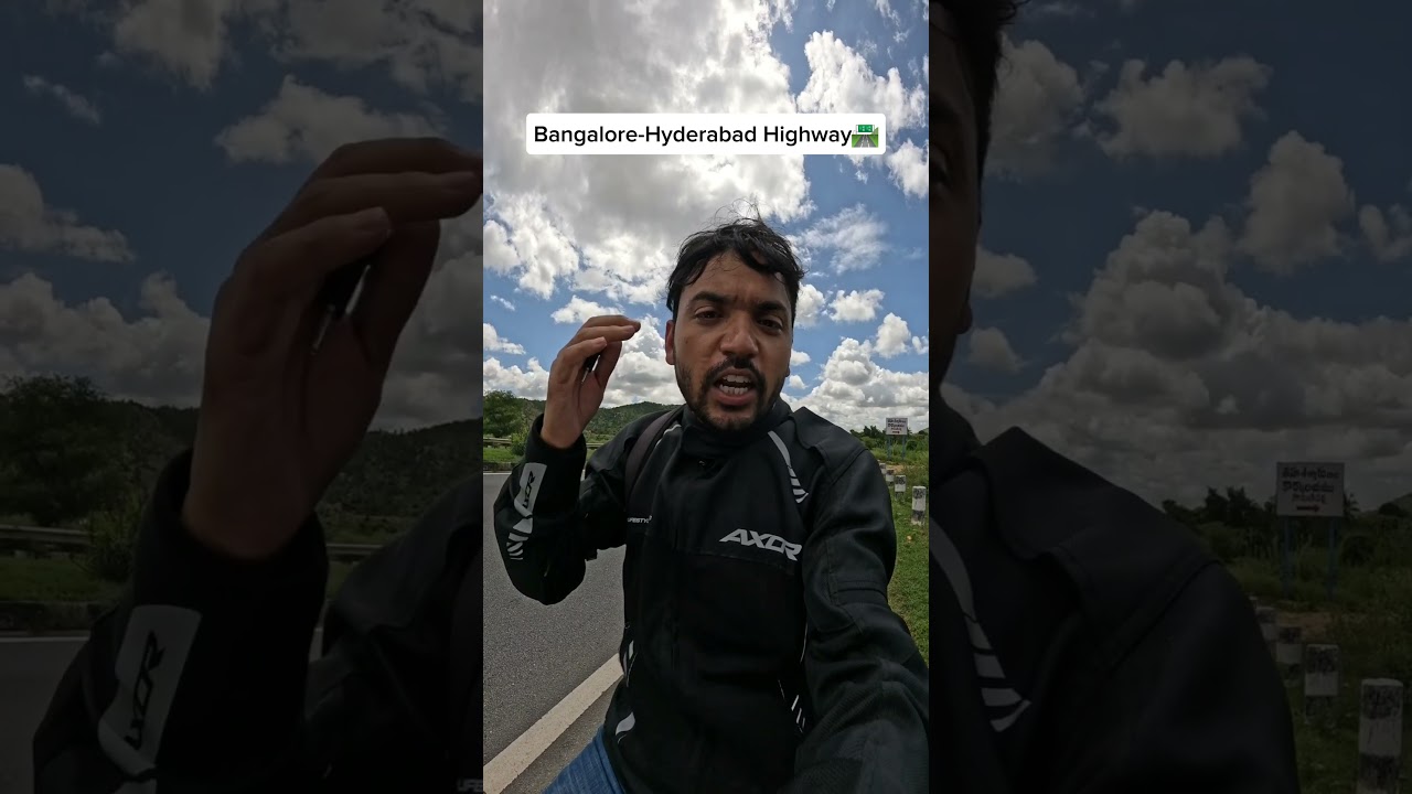 Bangalore to Hyderabad Highway 🛣️ | Smoothest Ride Experience #bangalore #hyderabad #highway #nh44