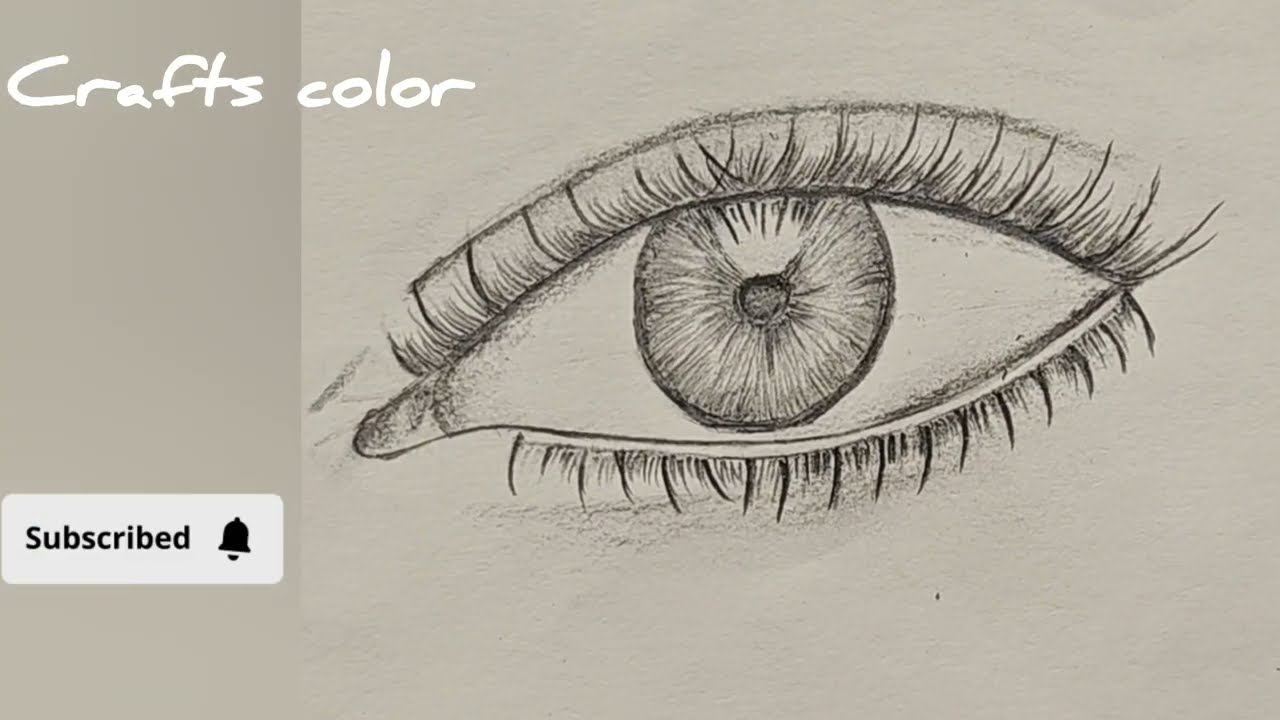 Realistic eye sketch #paintingforbeginners #eyesketch 
