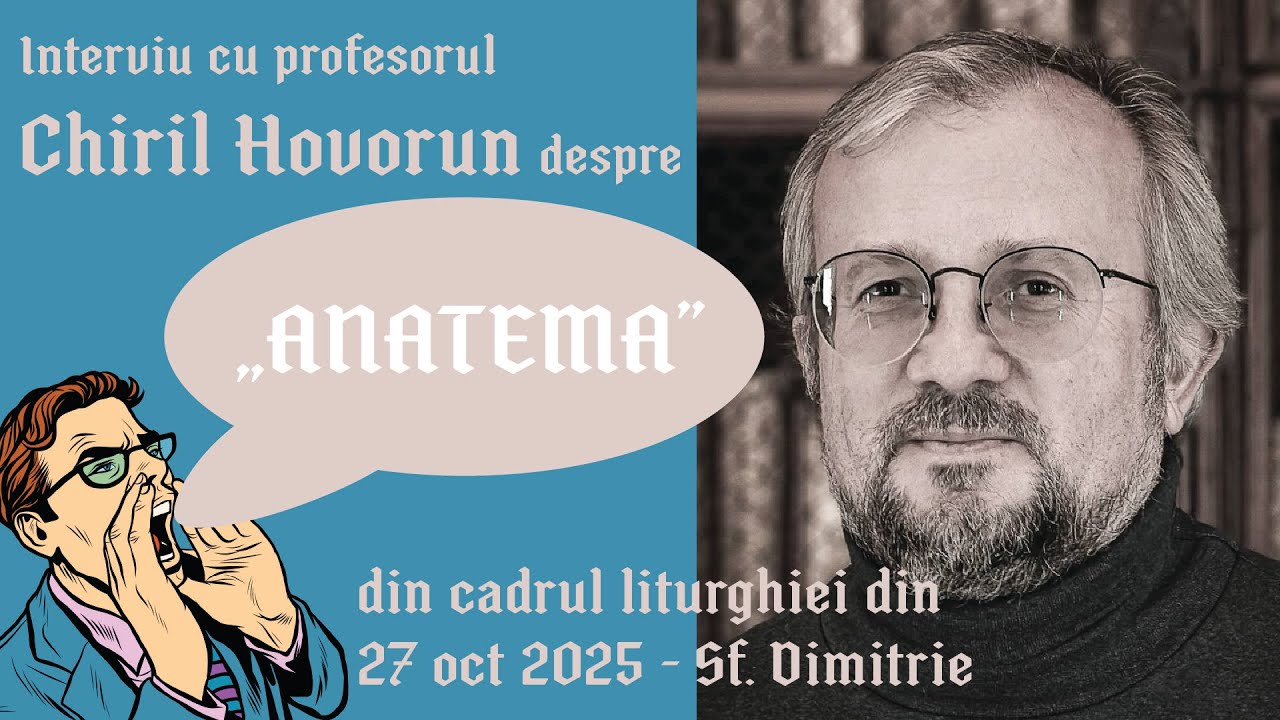 »Anatema« de la liturghia arhierească ☩ cu C. Hovorun