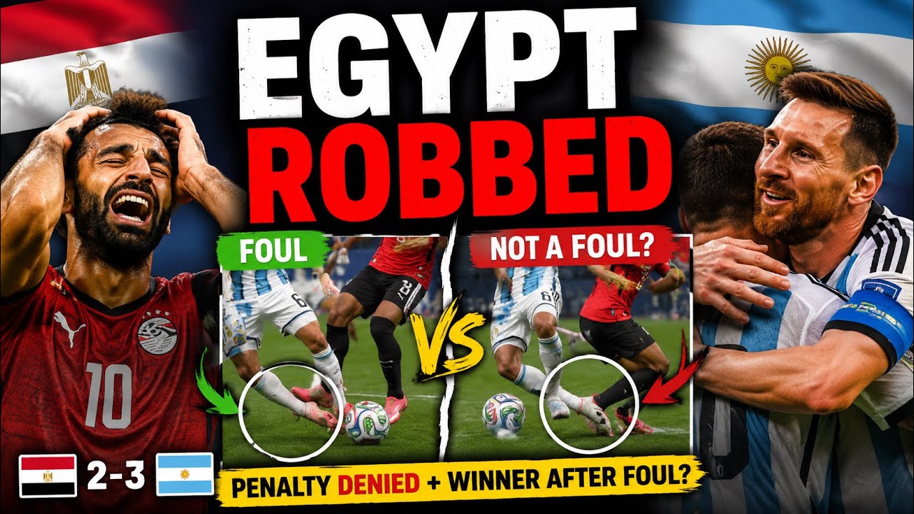 Mohammed Salah penalty controversy | Should Egypt have won a penalty? | Argentina v Egypt World Cup