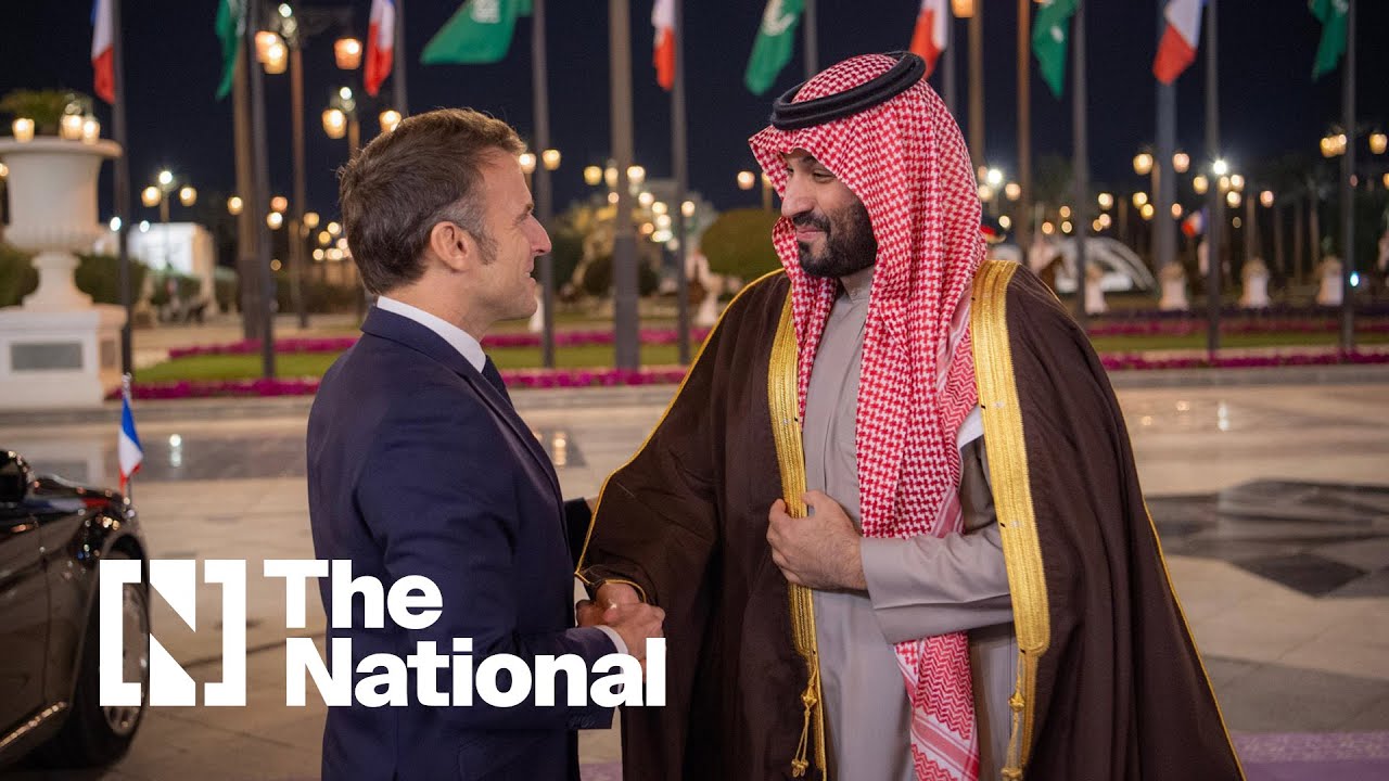 Emmanuel Macron begins three-day visit to Saudi Arabia