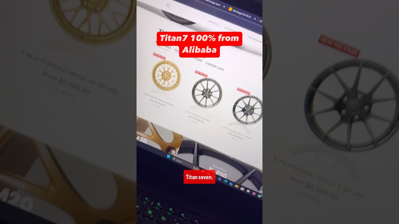 Titan 7 wheels 100% from China