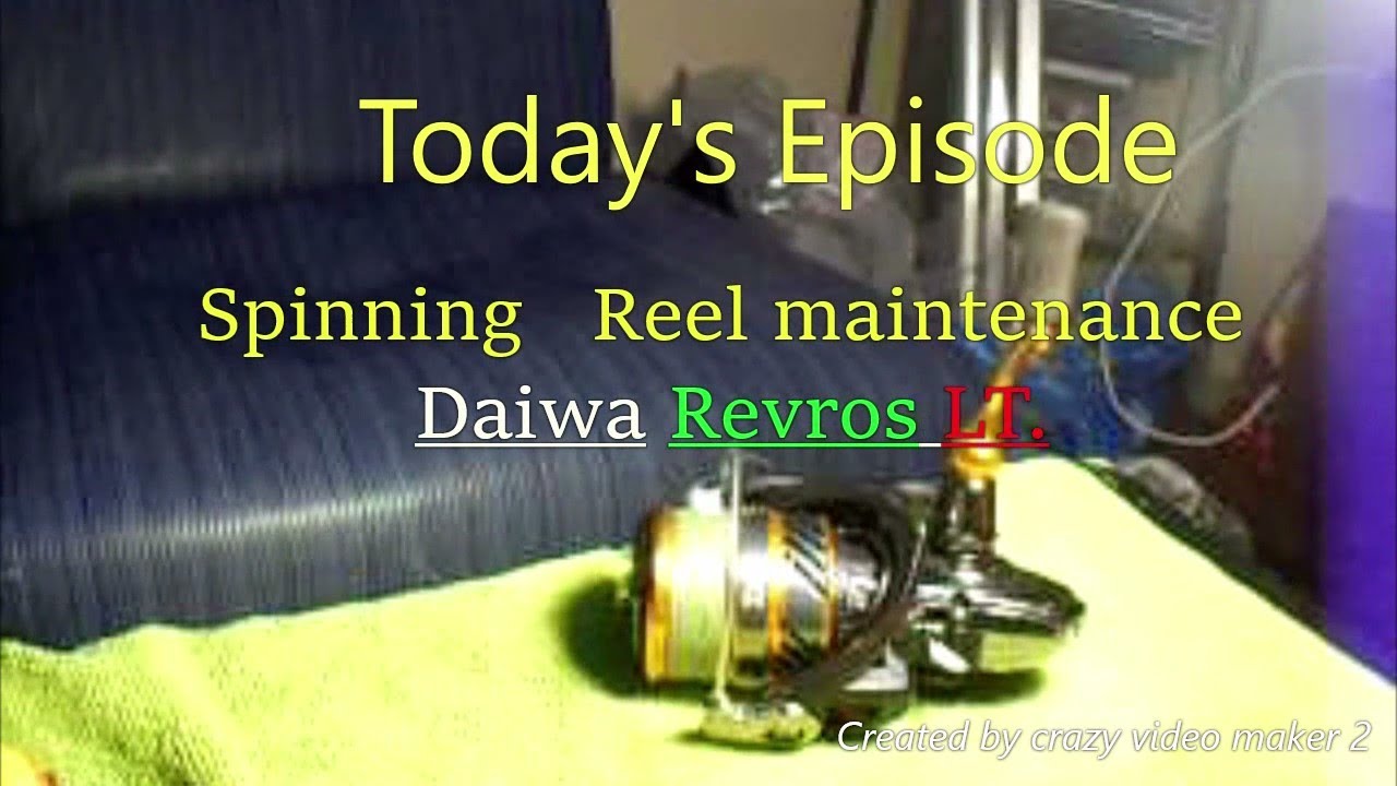 Daiwa Revros Spinning Reel Maintenance