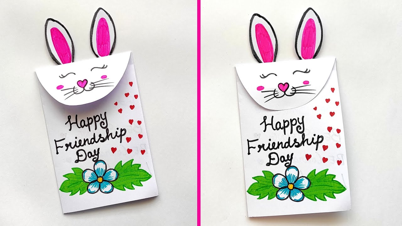 Friendship day card | Easy and beautiful card for Friendship day | DIY Friendship Day Card