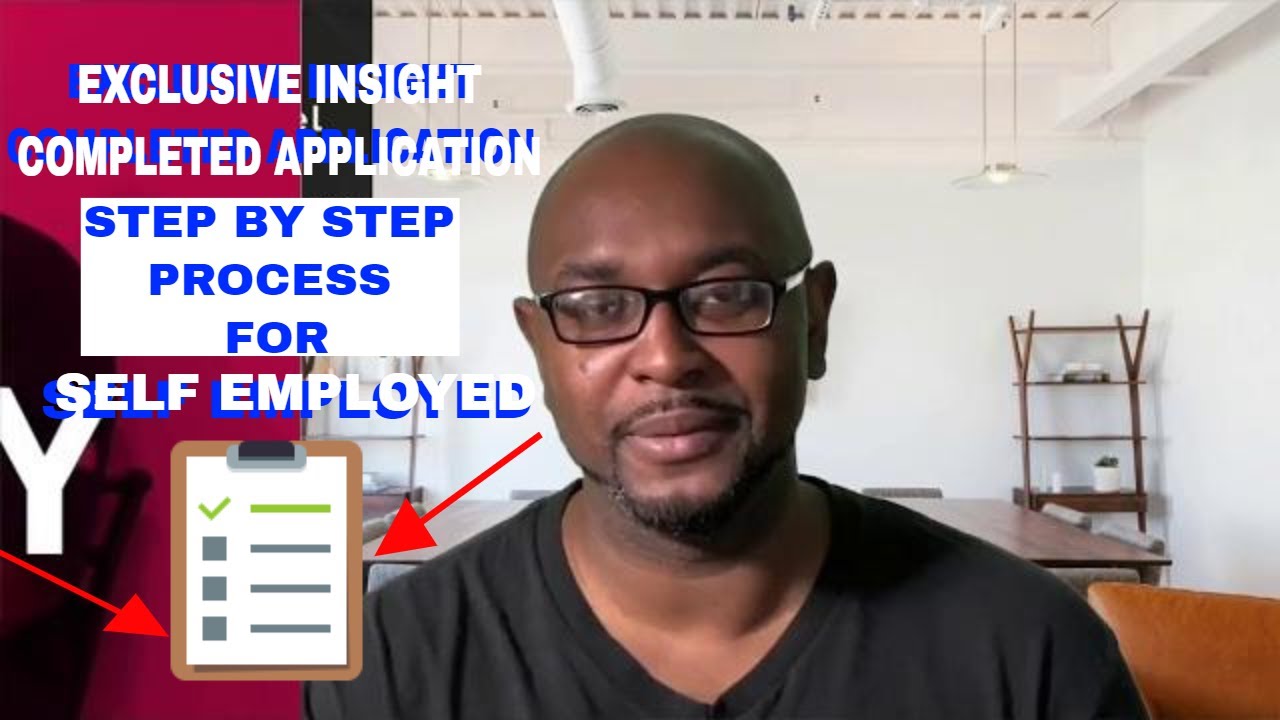 Paycheck Protection Program Application - Self Employed Full Application Process