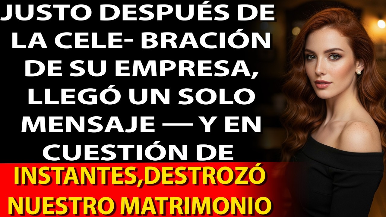 📩 Justo después de la celebración de su empresa, llegó un solo mensaje… y en cuestión de instantes…⏳