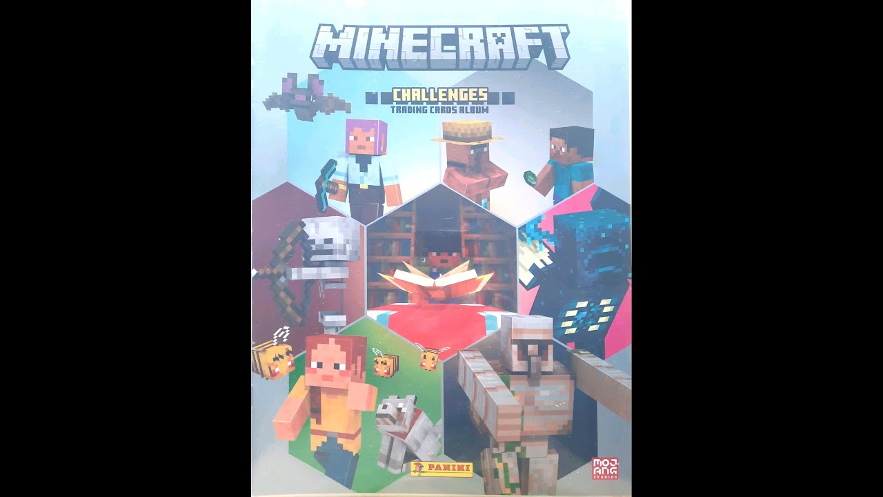 Panini 2025 COMPLETE Minecraft Challenges card album review.
