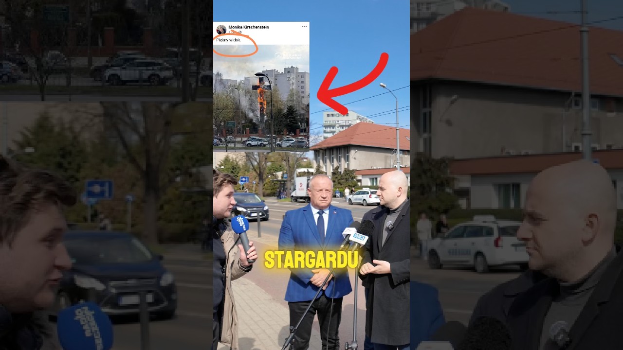 Radna KO zachwycona płonącym krzyżem?! Matecki odpowiada Radiu Szczecin! ✝️🔥
