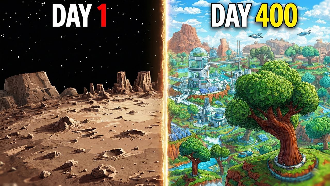 Watch How I Transformed Mars From a Dusty Mess To a Green PARADISE