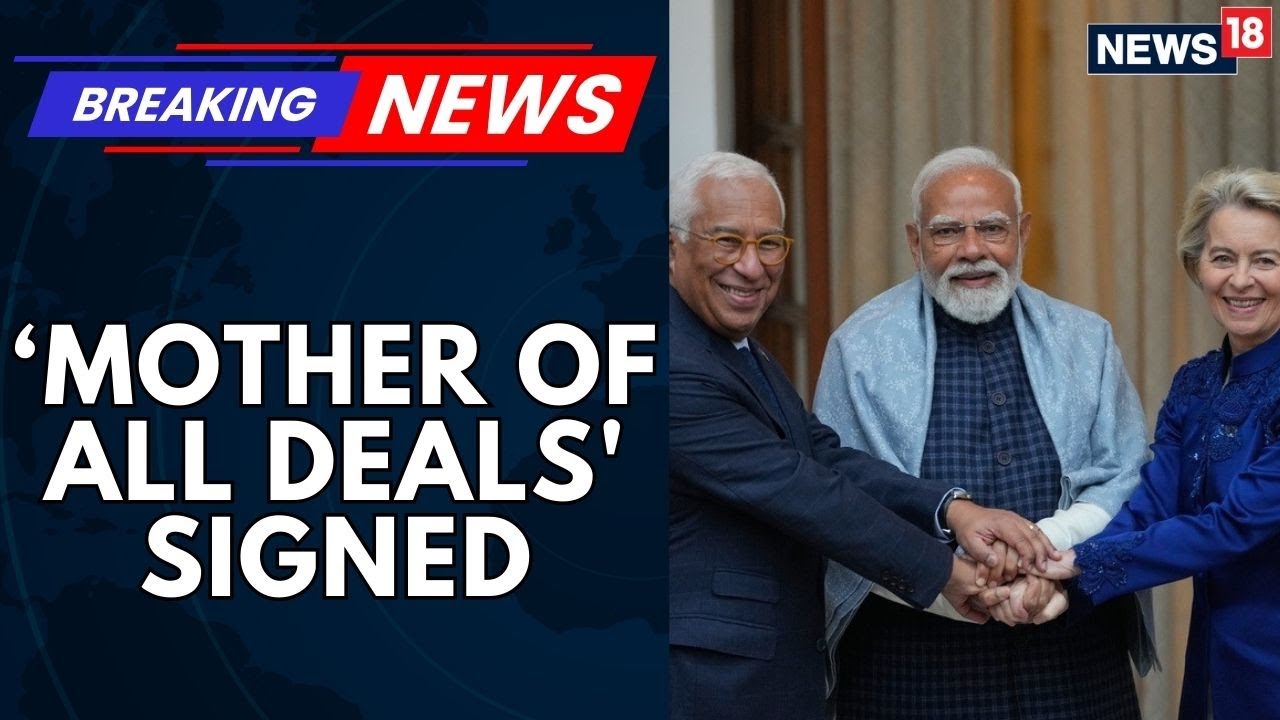 BREAKING: India & EU Sign Historic Defence Pact | Major Win for 'Make in India' | News18 |World News