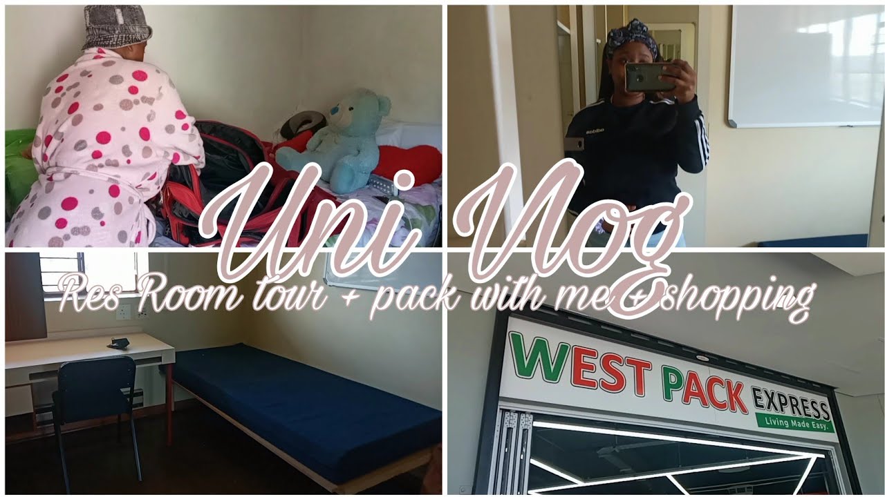 Uni Vlog: Res Room tour, pack with me + more || Chantal M