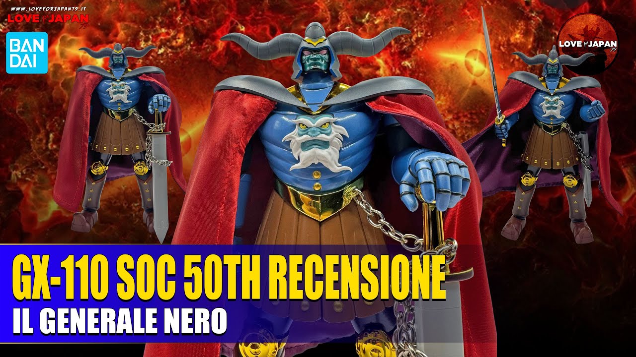 Recensione ▶️ GX-110 Soul of Chogokin 50th Il Generale Nero