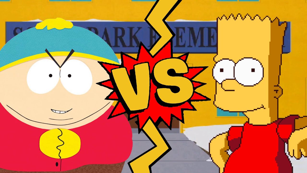 M.U.G.E.N. Battles | Eric Cartman vs Bart Simpson | South Park vs The Simpsons