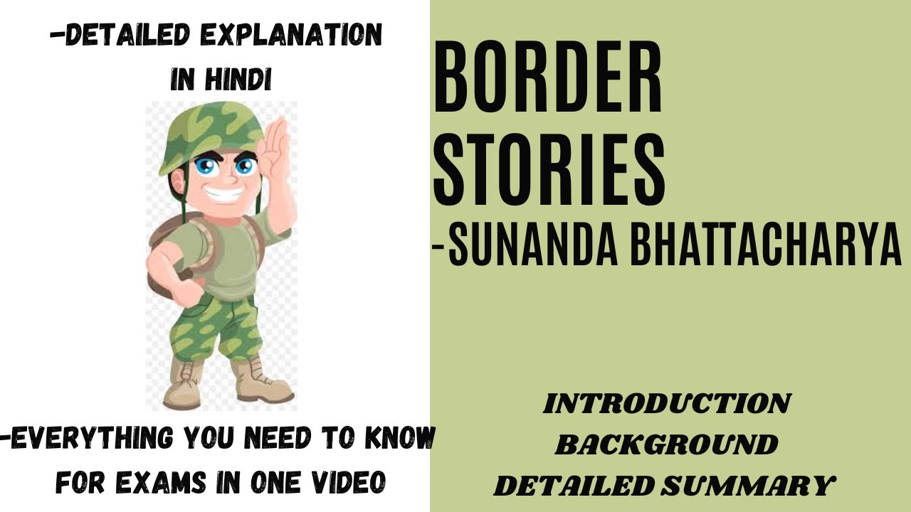 BORDER STORIES||SUNANDA BHATTACHARYA||PARTITION LITERATURE||FULL SUMMARY IN HINDI