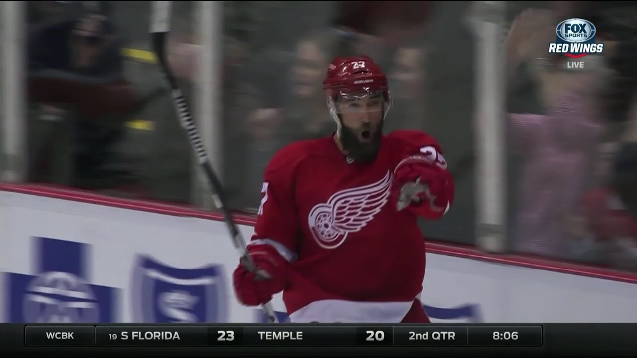 Jurco/Quincey/Green/Tatar/Larkin Goals vs NYI - 2/6/16