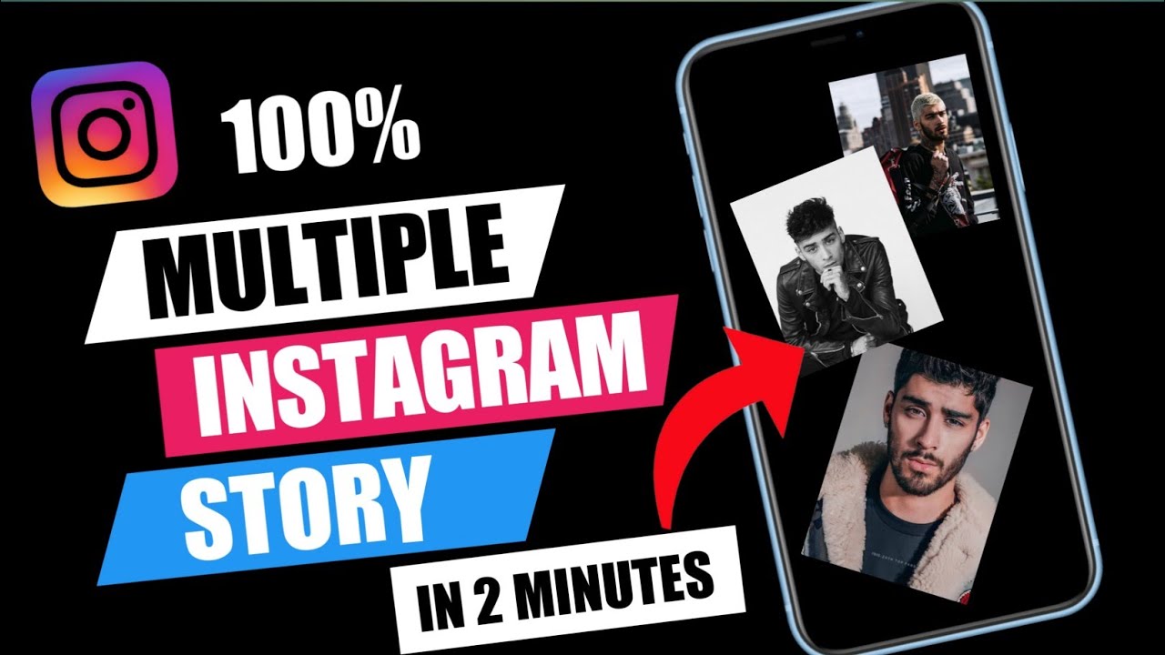How To Add Multiple Photos in Instagram Story || Shail Editing 🔥👌