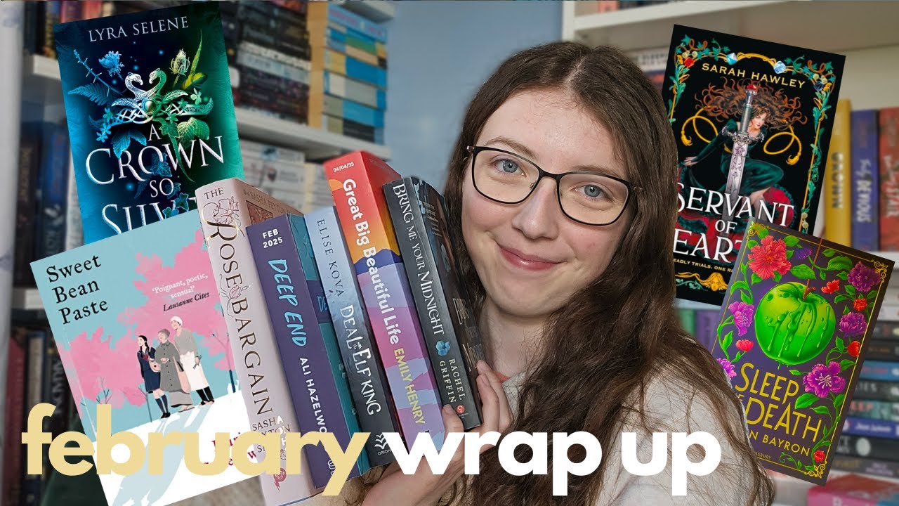 the 12 books i read in february 📚✨ FEBRUARY READING WRAP UP