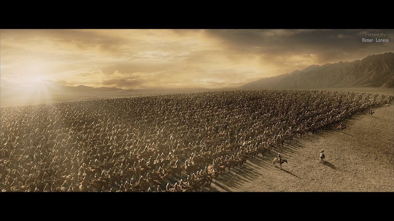 The Lord of the Rings (2003) -  Rohirrim Charge [4K] (simply epic)