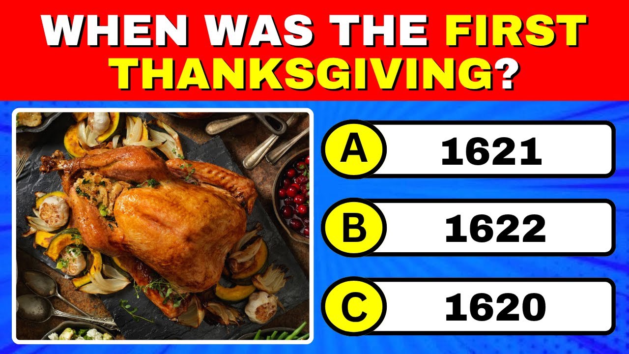 Ultimate Thanksgiving Knowledge Test | Can You Score 50/50?