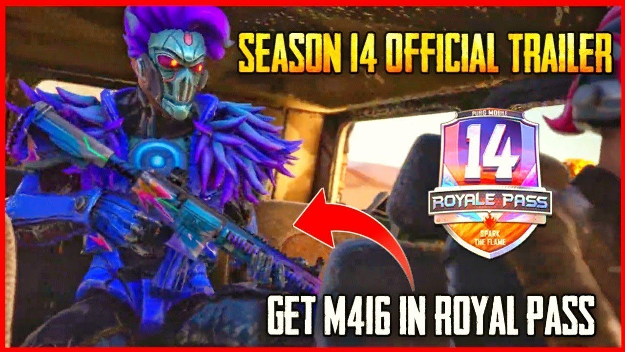 Season 14 Official Trailer | Pubg Mobile | New M416 | Season 14 Royal Pass