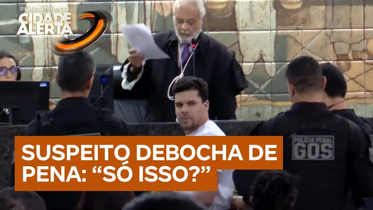 Assassino que matou esposa desafia juiz em audiência e debocha da pena