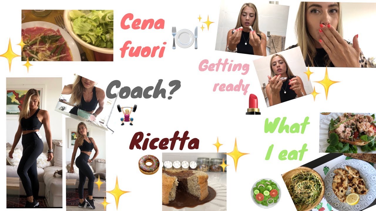 WHAT I EAT 🥗 | CHI È IL MIO COACH 🏋🏼‍♀️ | RICETTA FIT 🍩 | CENA FUORI 🍗 | daily vlog 🙋🏼‍♀️