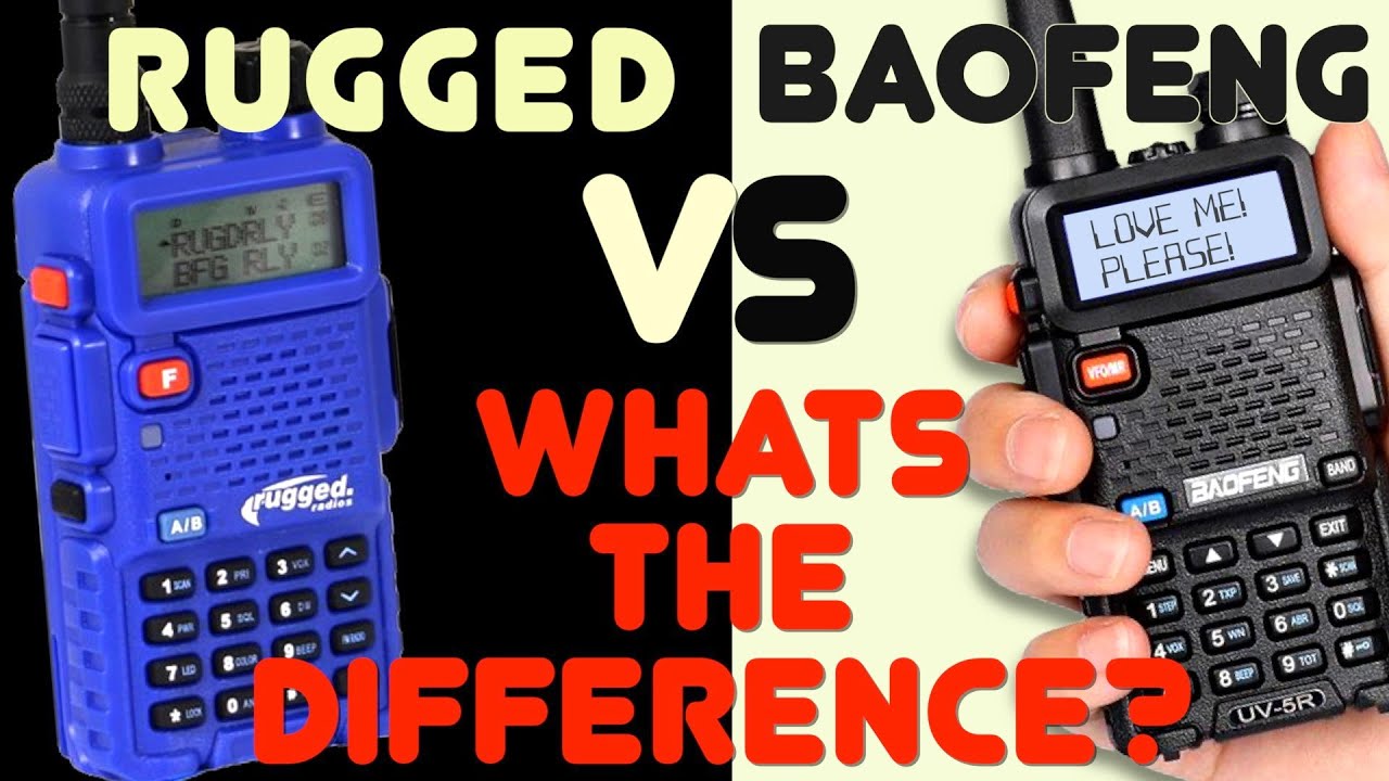 В чём разница между UV-5R и RH5R? Rugged RH5R и Baofeng UV-5R — они одинаковые?