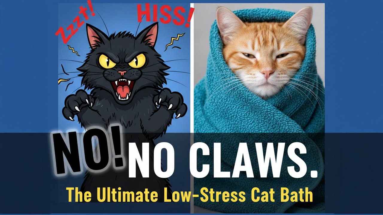 The Ultimate Low-Stress Cat Bath (Yes, It's Possible!)