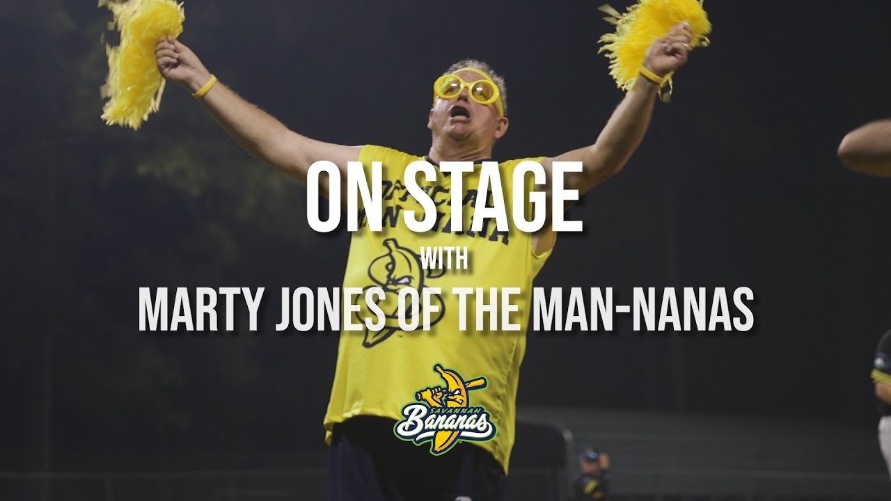 On Stage with Marty Jones of the Man-Nanas