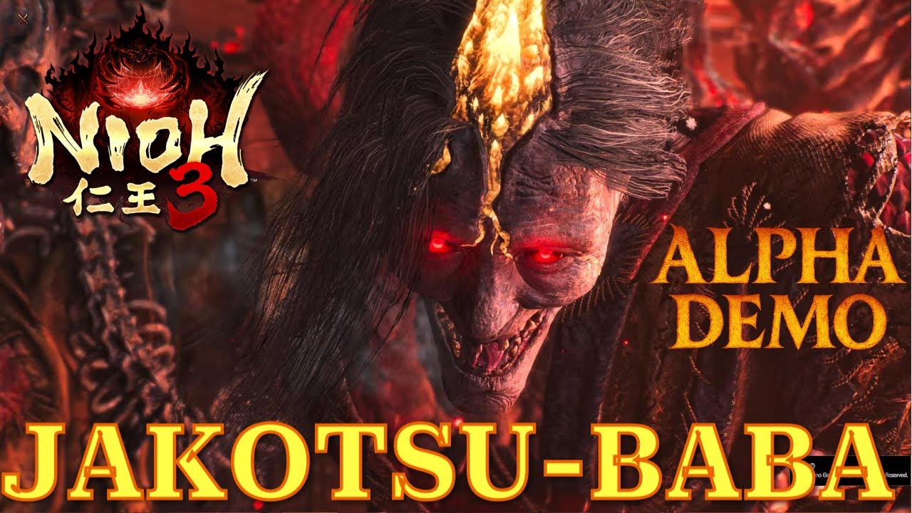 Nioh 3 Alpha Demo &mdash; Босс: Дзякоцу-баба | ФИНАЛЬНЫЙ БОСС ДЕМО | Соло прохождение