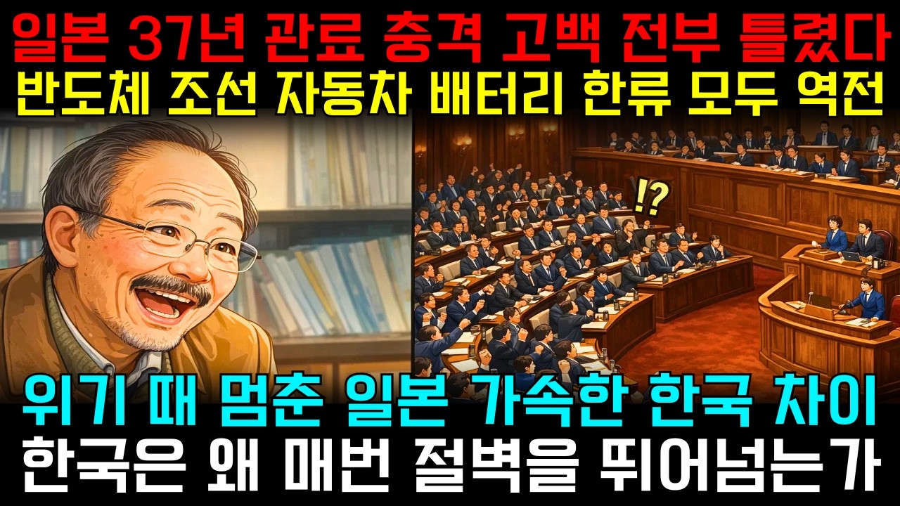 일본 37년 관료의 충격 고백: 한국을 7번 틀렸다 | 위기 가속 DNA의 진실