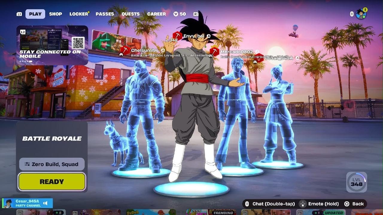 Squad victory dance on last player