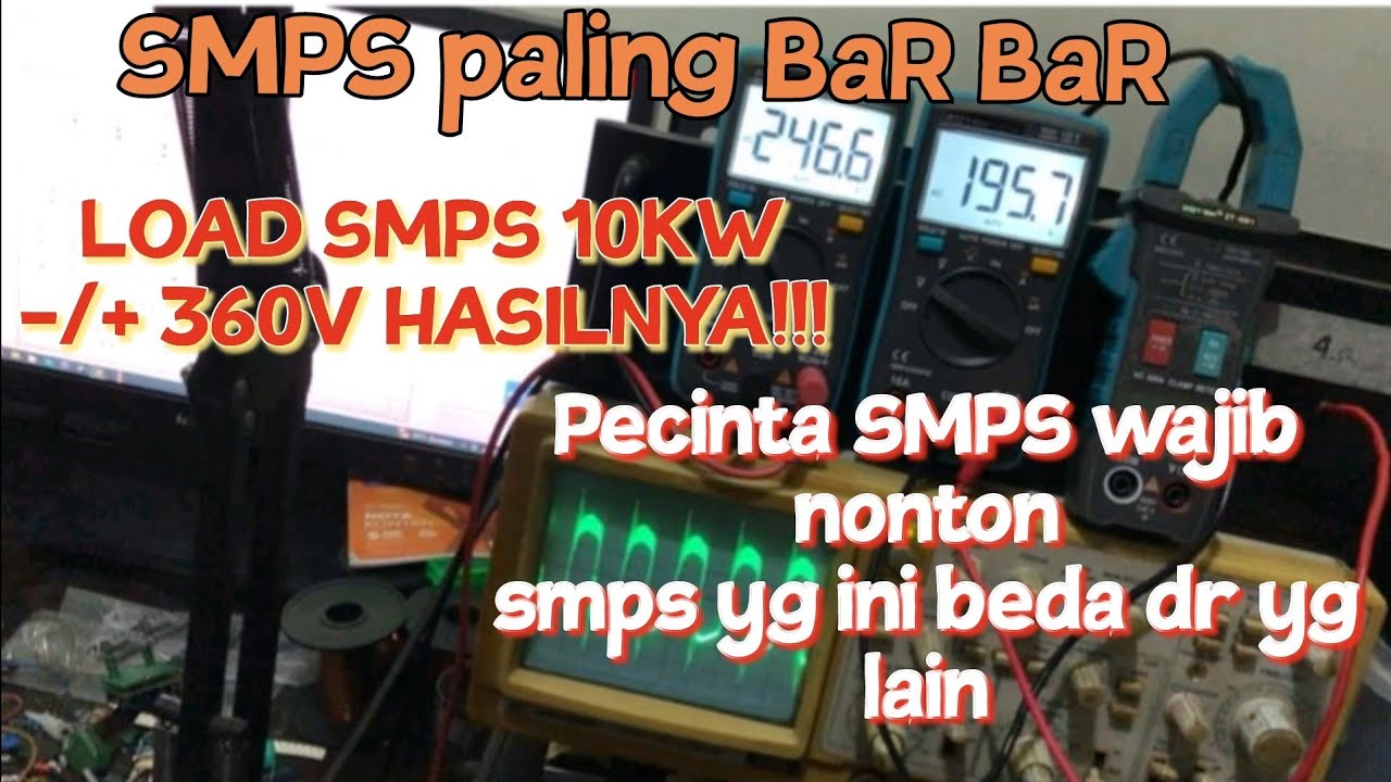 Load SMPS 10kw mek SAE ternyata realnya 15kw 4ohm